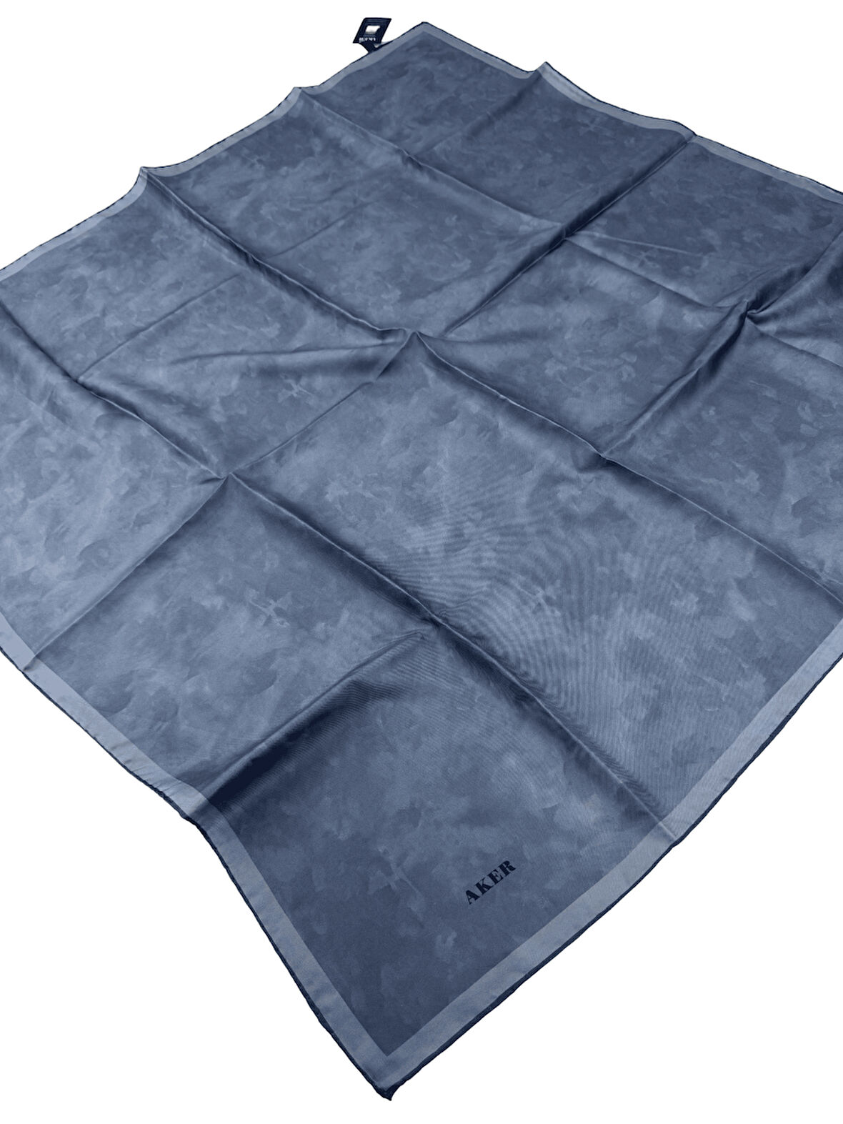 Aker Bulut Desen Twill İpek Eşarp 7208713-926