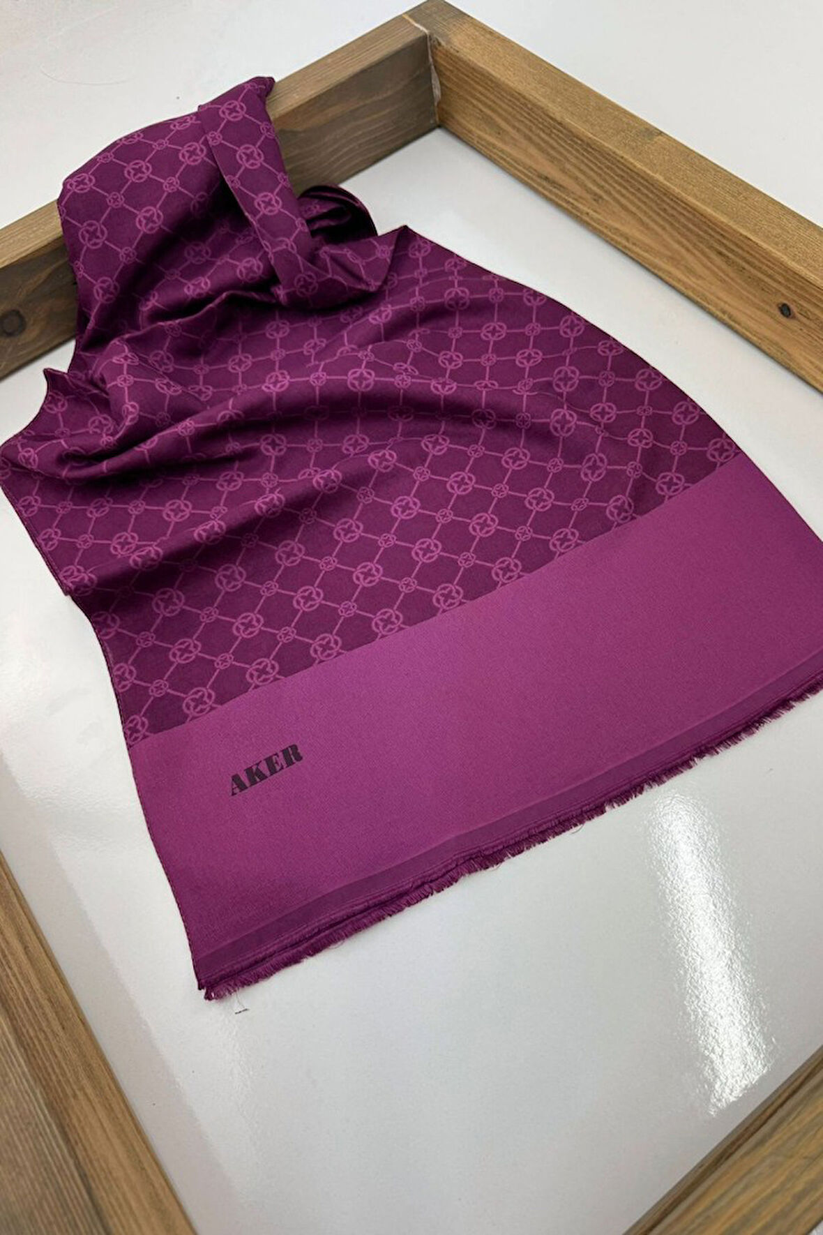 Aker Monogram Soft Pamuk Şal 1090100-994