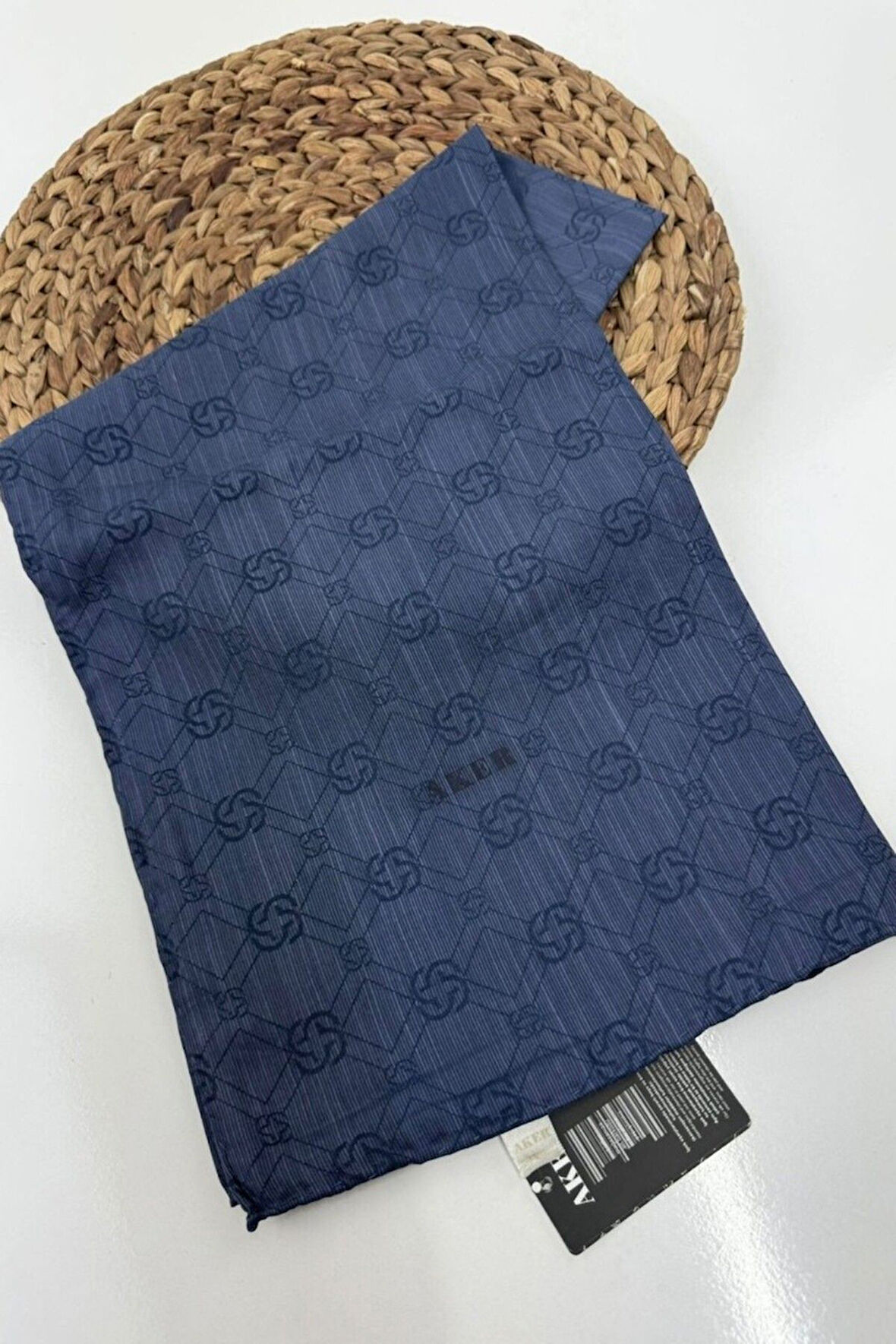 Monogram Pamuk İpek Eşarp 7071976-927