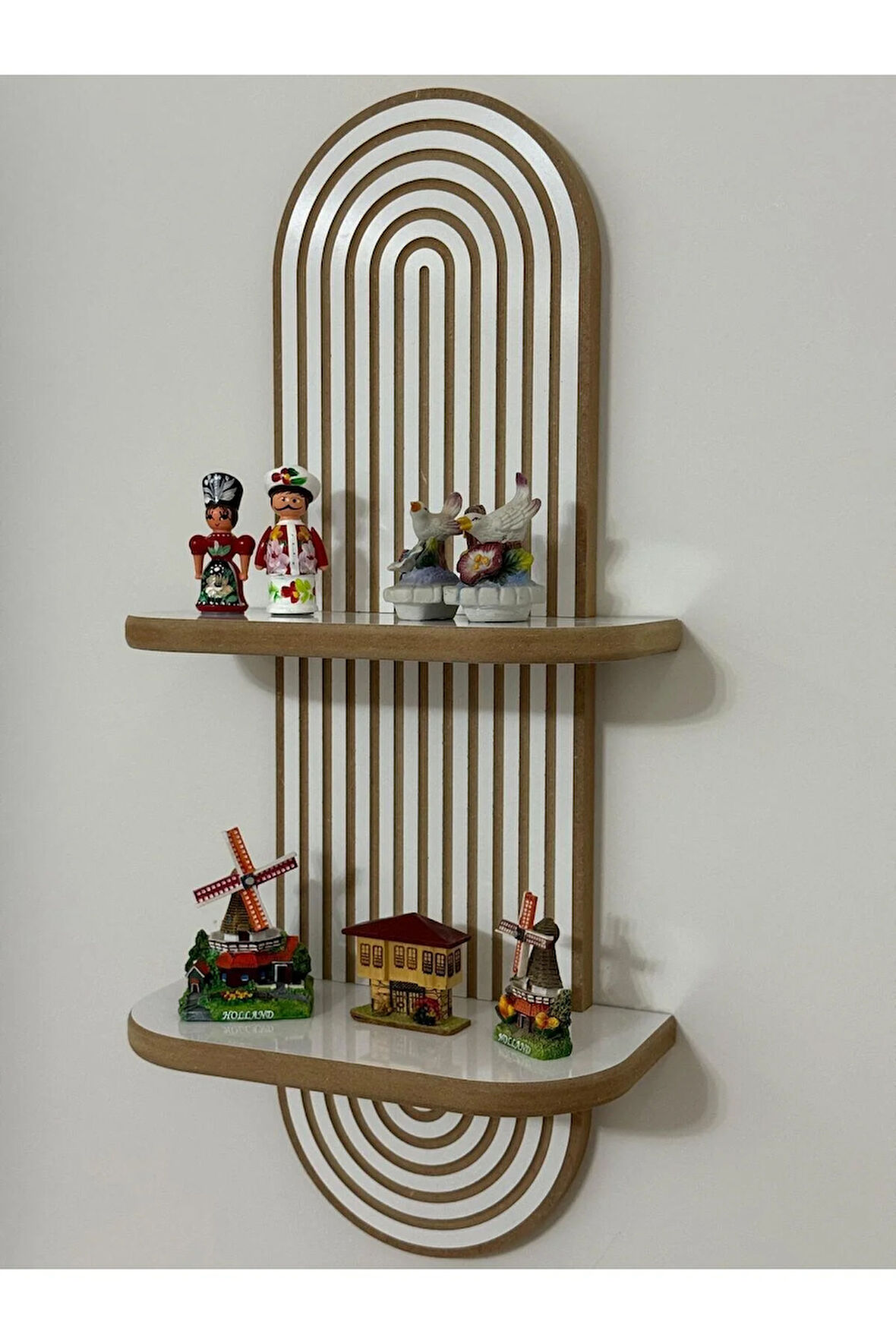 Dekoratif Duvar Rafı, Bohem Gökkuşağı iskandinav tarzı