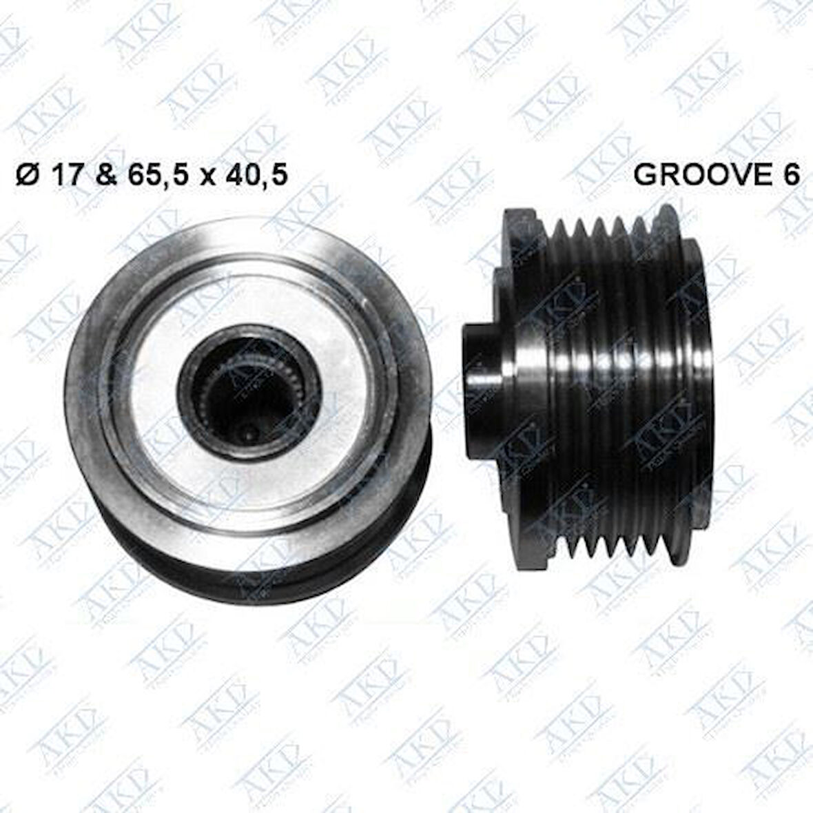 Akd Op115128 Alternatör Kasnağı Rulmanlı Doblo Grande Punto 1.9 Jtd Astra H Vectra C Zafıra Sıgnum 1.9 Cdtı 05>