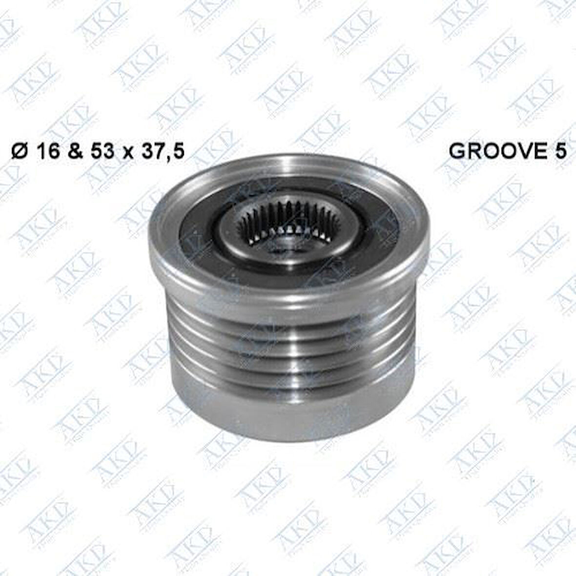 Akd Op115139 Alternatör Kasnağı Rulmanlı Trafıc Movano Vıvaro Carızma 1.9 Klımasız 5 Kanal 991056