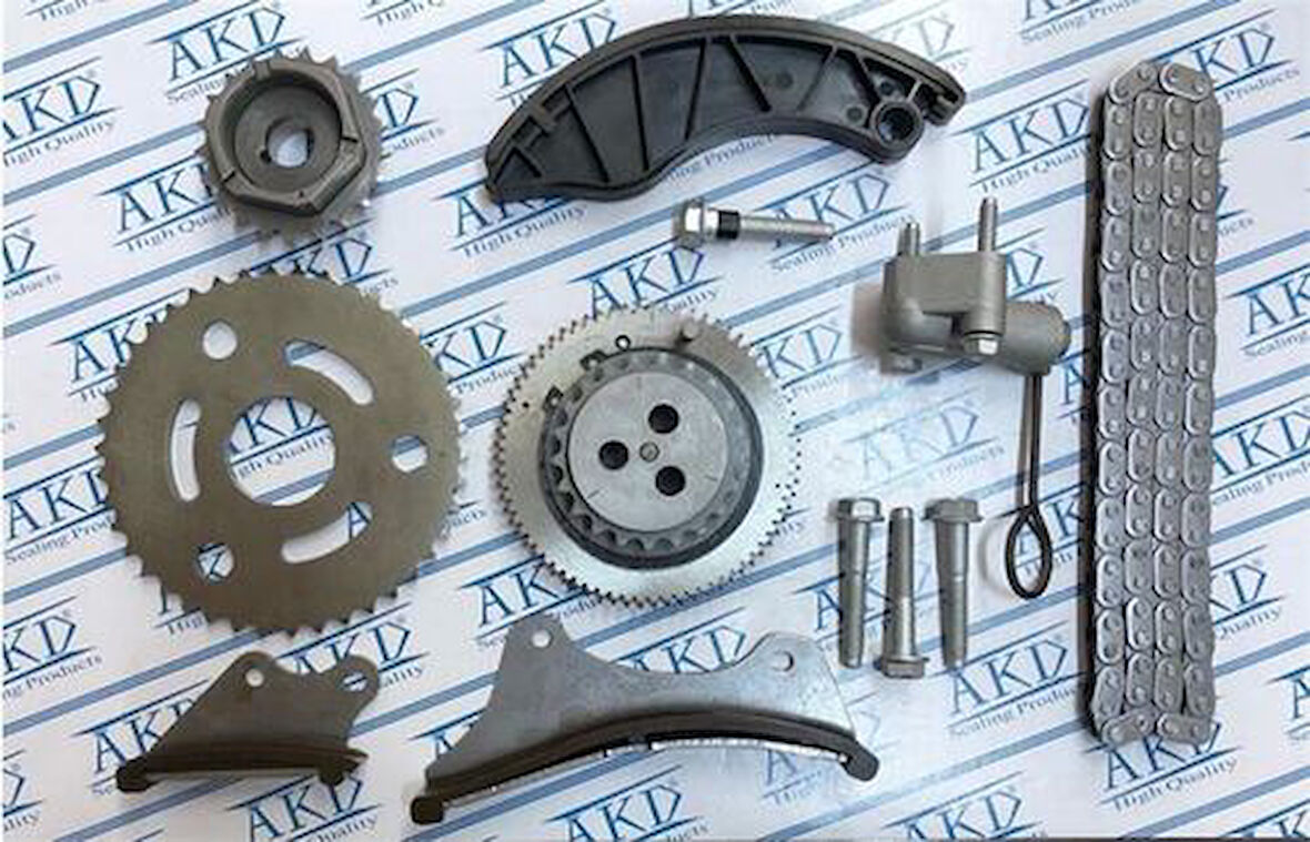 AKD OP125121 Zincir Seti Full 10 Parçalı Zafira C Astra J Mokka Insignia A B16DTH Mekanik Şanzıman M31 55570036