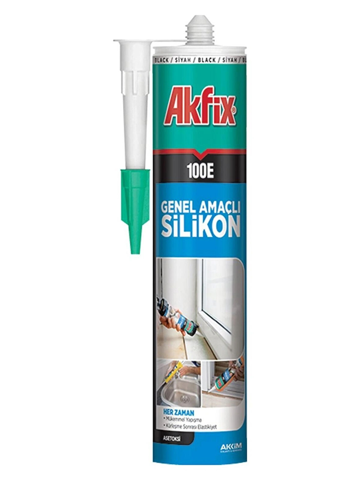 AKFIX 100E ŞEFFAF SİLİKON 280ml