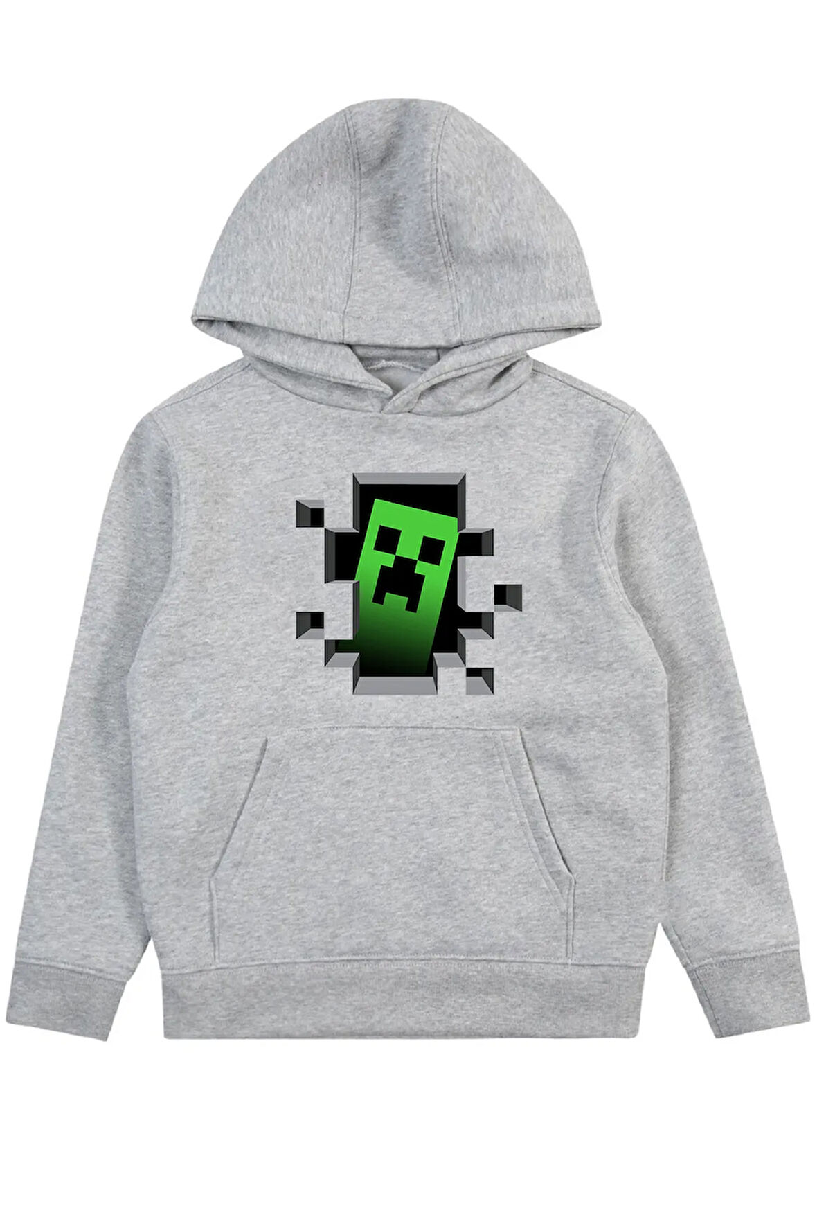 Erkek çocuk Mevsimlik Kapüşonlu Sweatshirt Hoodie 5 6 7 8 9 10 11 12 yaş Minecraft