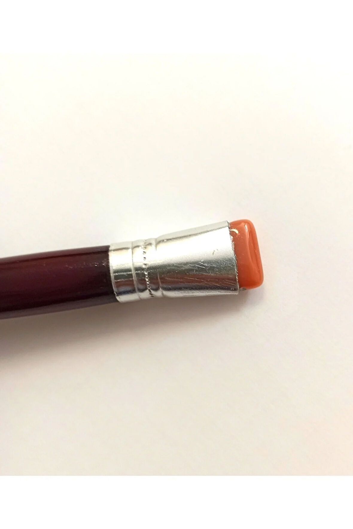 Akik mühre düz 1.3cm- Kahverengi geniş mühre-1.kalite-tezhip sanatı-minyatür sanatı