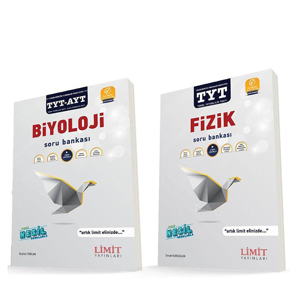 TYT Fizik ve TYT AYT Biyoloji Soru Bankası 2 Kitap Set