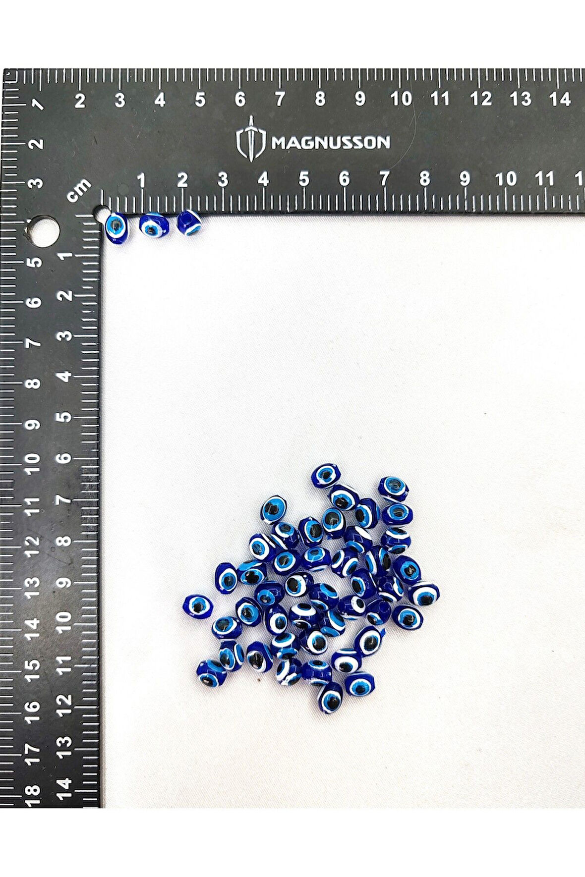 AKRİLİK OVAL NAZAR BONCUĞU (100 ADET)