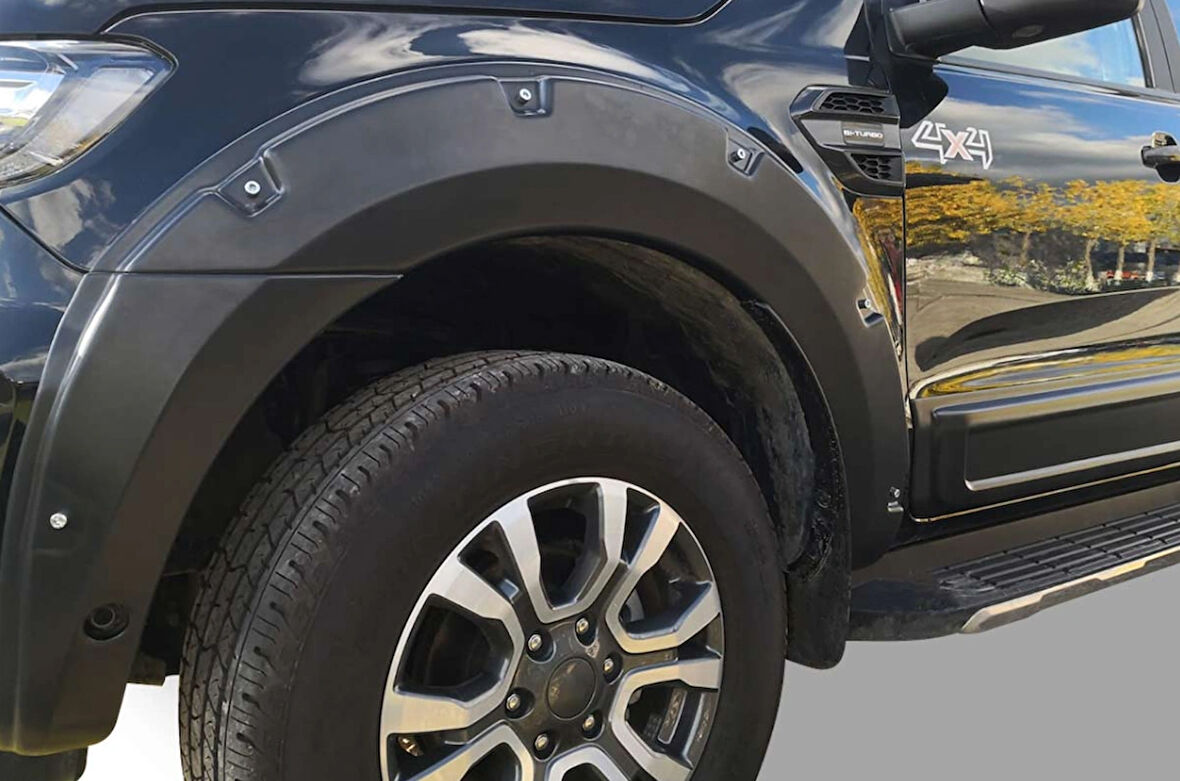 Ford Ranger Wildtrak Çamurluk Dodikleri Vidalı 6 Parça Abs 2015-2022 Arası