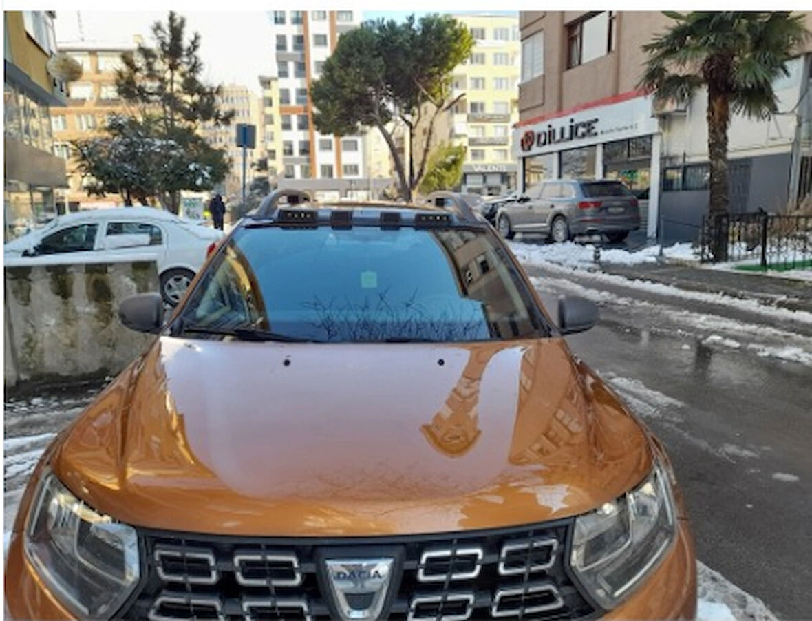 DACİA DUSTER 2018+ TAVAN KEPİ-MOONVİSÖR TURUNCU LEDLİ ABS PLASTİK
