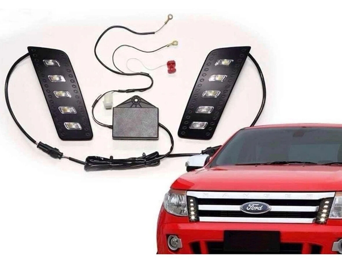 Ford Ranger Gündüz Ledi Panjur Üstü 2012 - 2015 T6
