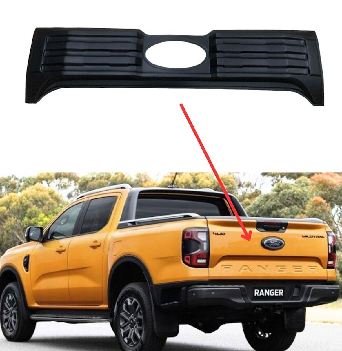 Ford Ranger Bagaj Kapağı Kaplaması T9
