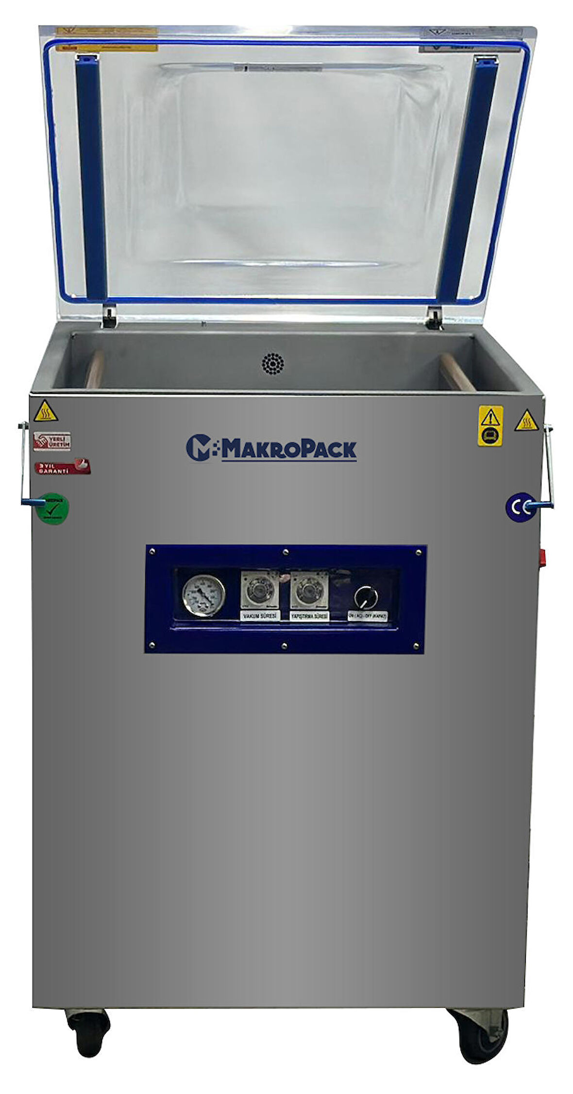 Makropack Mp-510-T2/A 51 Cm Çift Çene Ayaklı Gıda Vakum Paketleme Makinesi