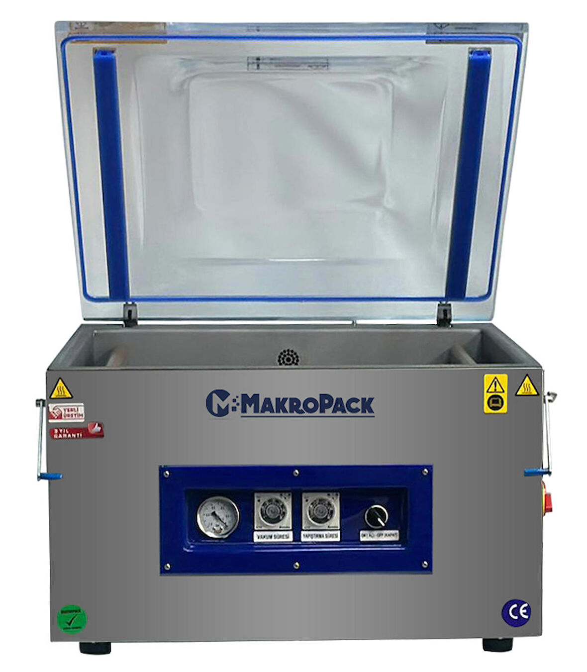 Makropack 50+50 Cm Çift Çene Set Üstü Gıda Vakum Makinesi
