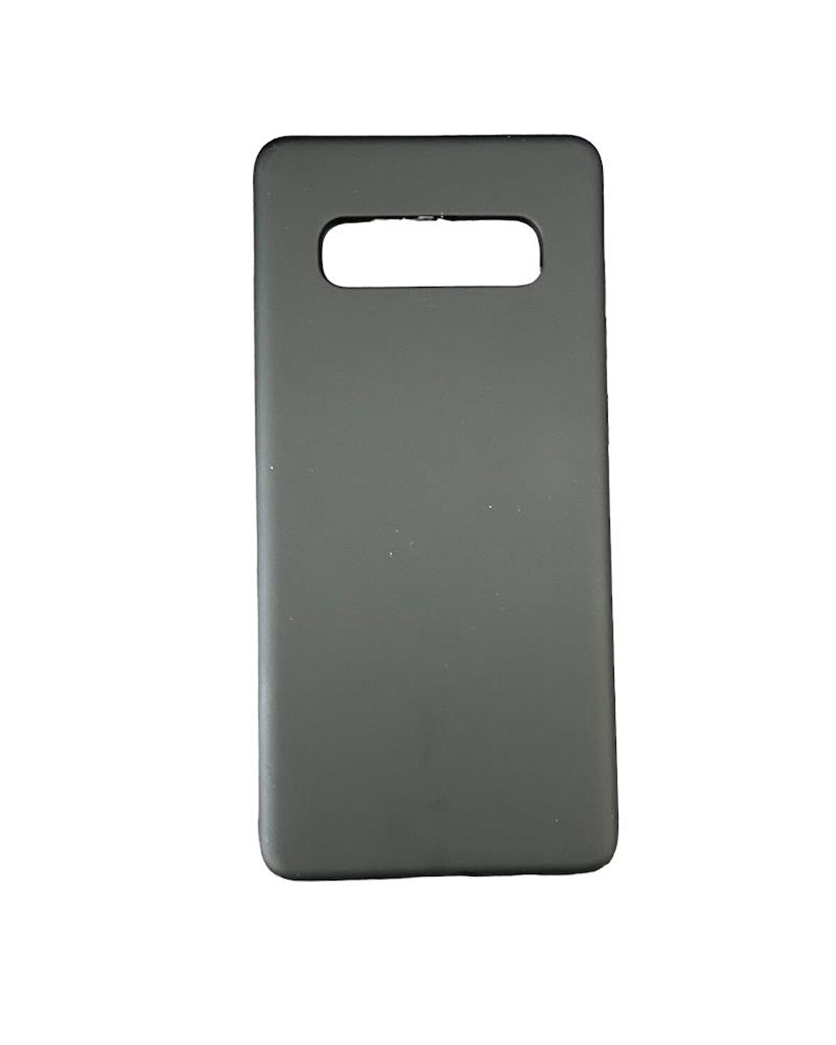 Galaxy S10+ Plus ile Uyumlu Cappy Silikon Kılıf Siyah