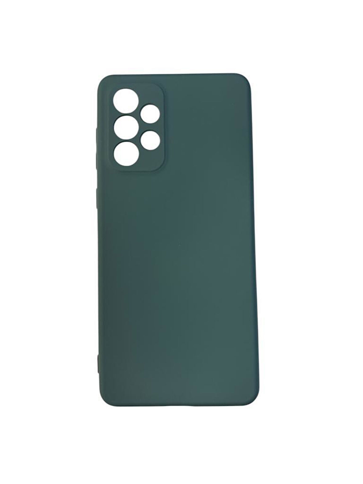Galaxy A73 ile Uyumlu Cappy Silikon Kılıf Yeşil