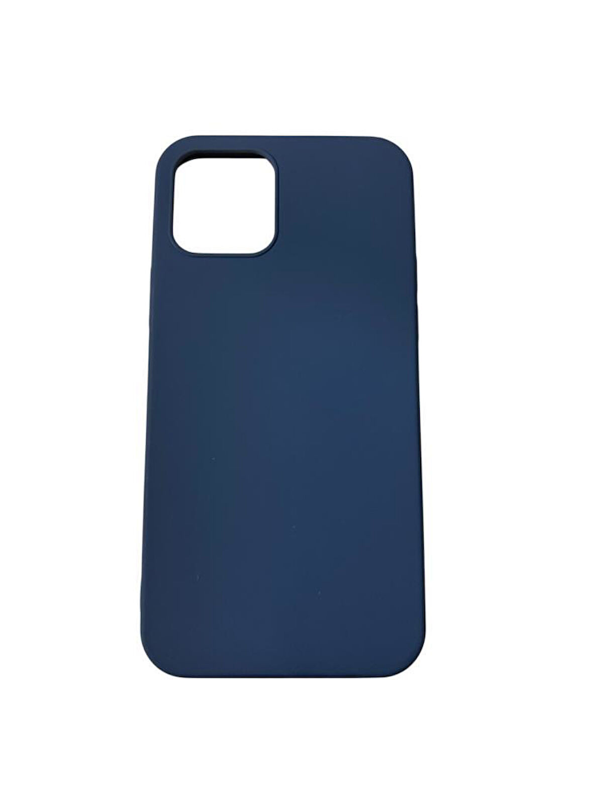iPhone 12 ile Uyumlu Cappy Silikon Kılıf Lacivert