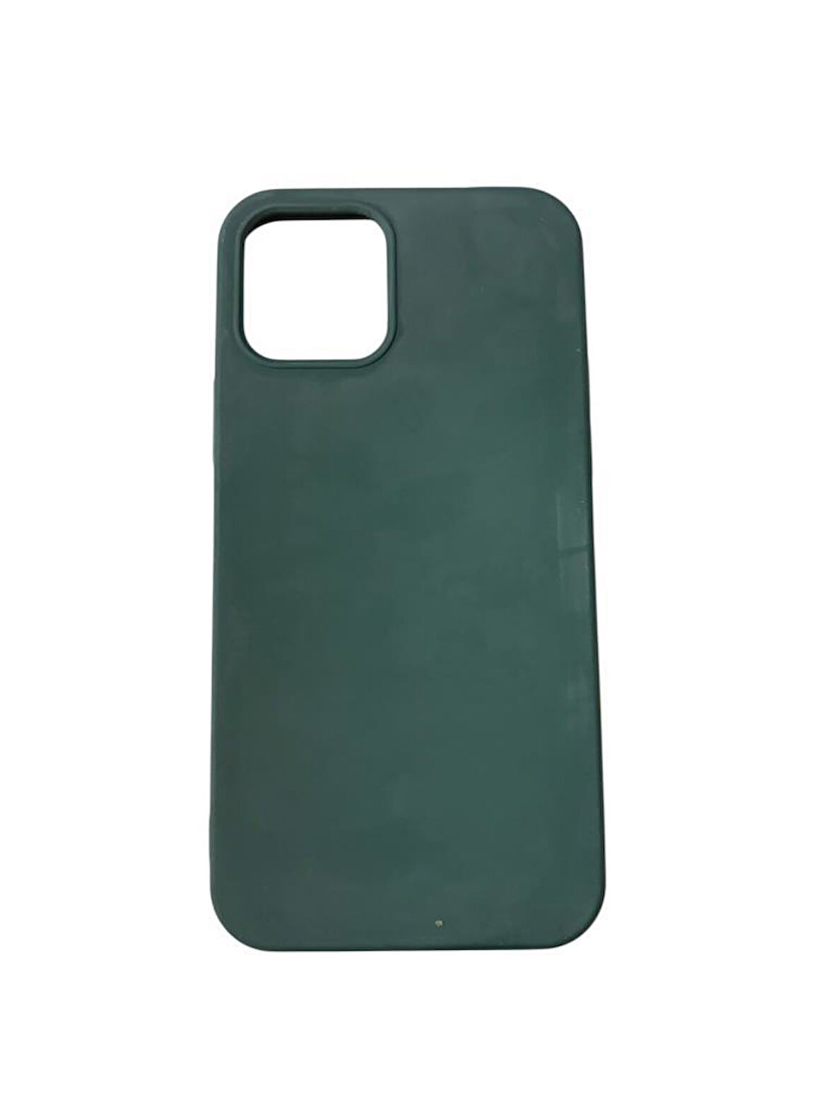 iPhone 12 ile Uyumlu Cappy Silikon Kılıf Yeşil