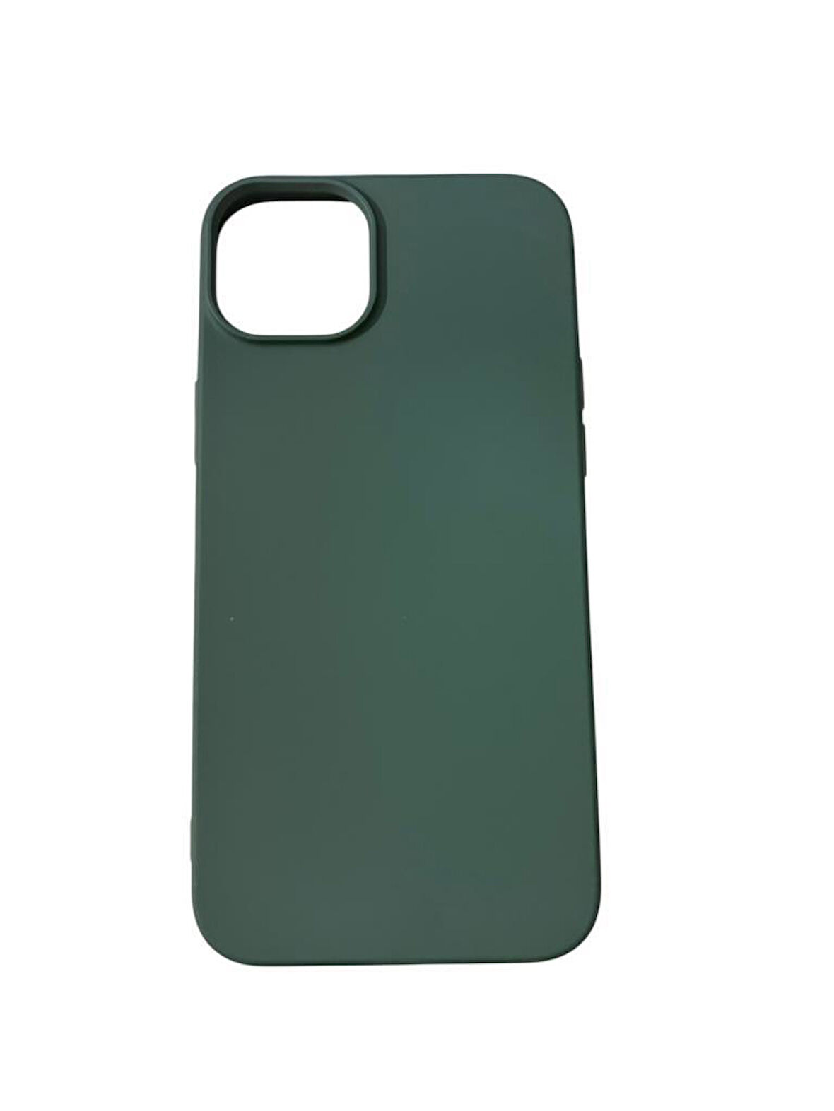 iPhone 14 Plus ile Uyumlu Cappy Silikon Kılıf Yeşil