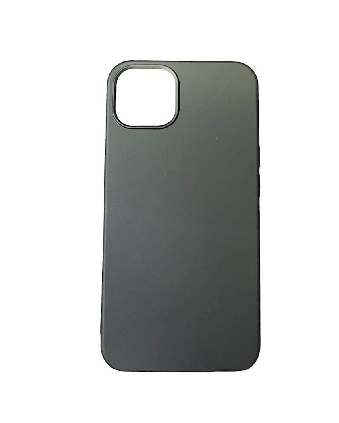 iPhone 13 Pro Max ile Uyumlu Cappy Silikon Kılıf Siyah