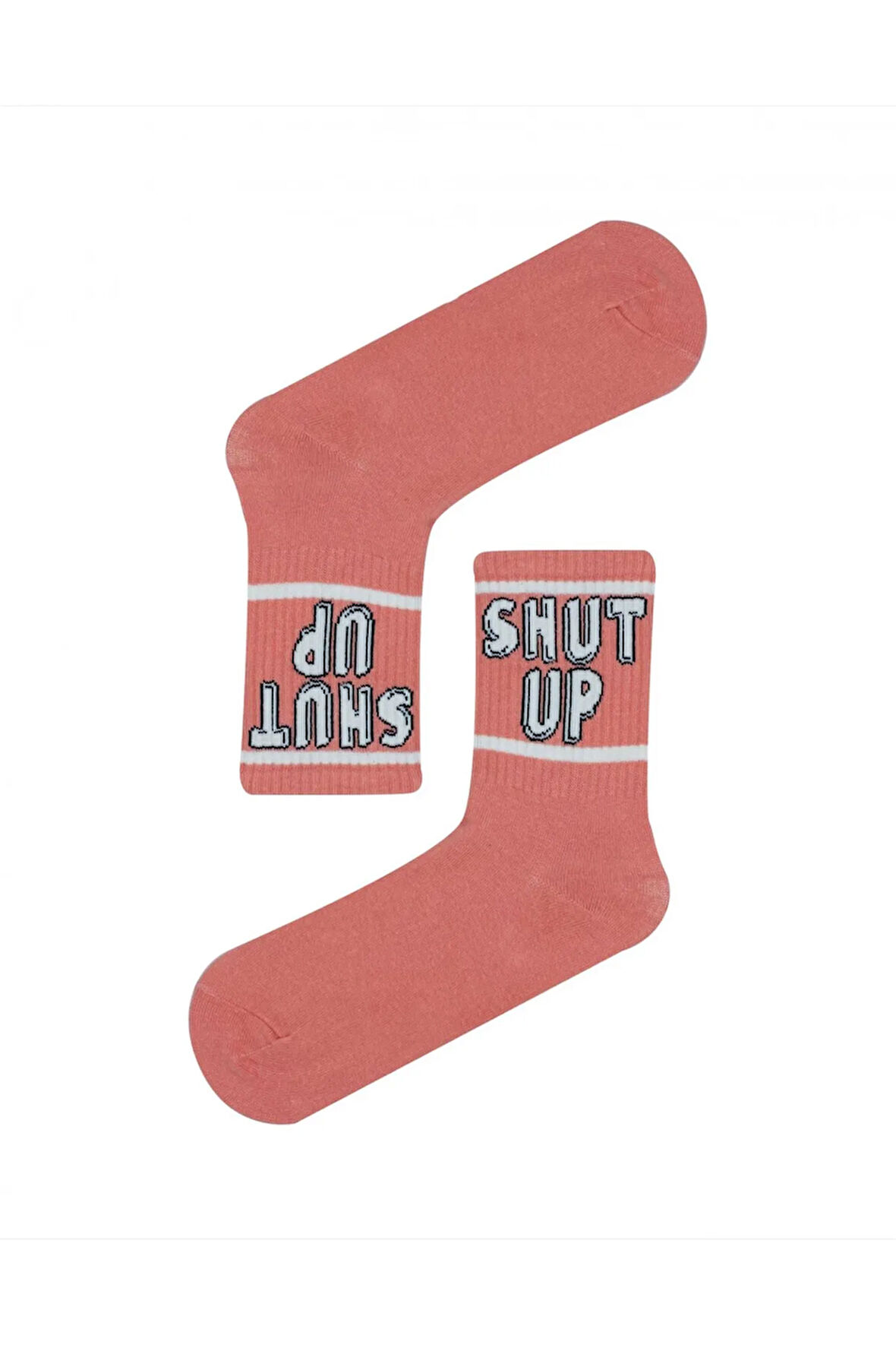 Shut Up Yazılı Tenis Spor Çorap