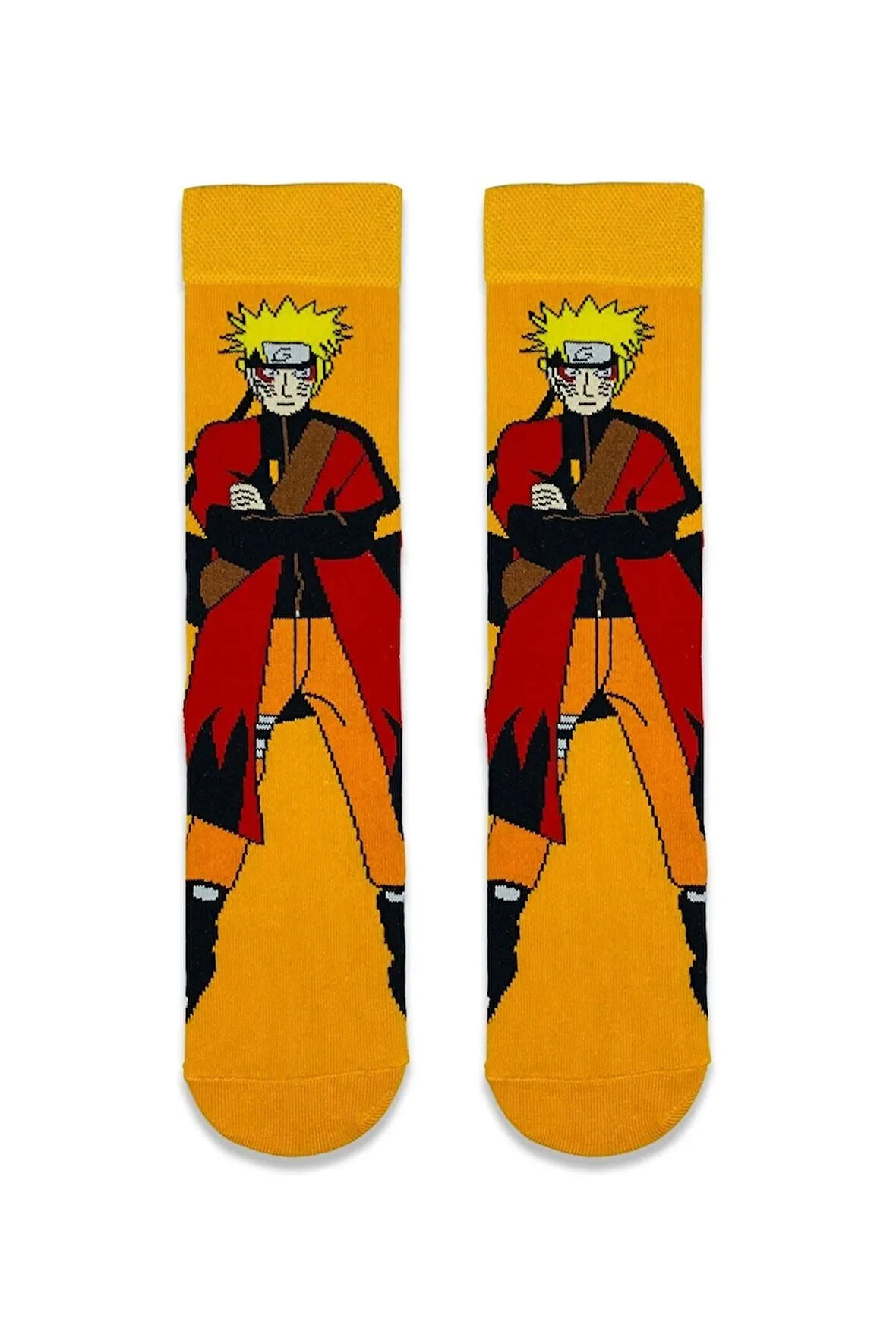 Anime Naruto Uzumaki Tasarım Soket Çorap