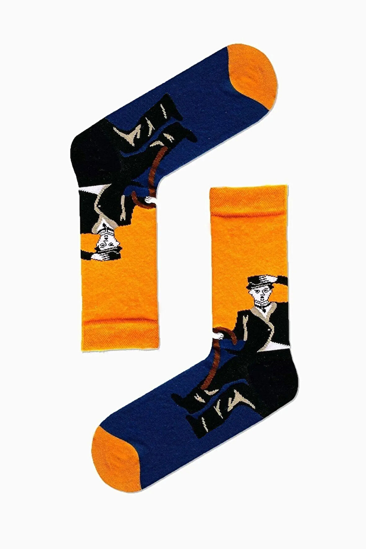 Charlie Chaplin Art Soket Çorap