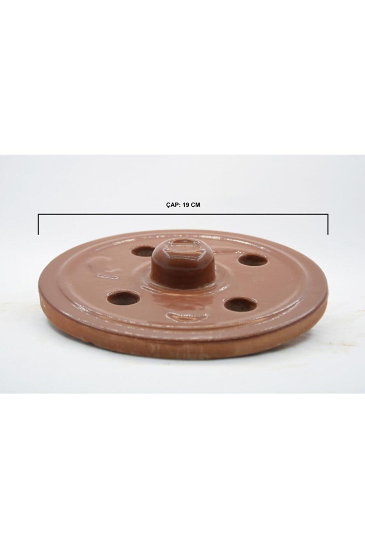 Sırlı Çömlek Dolma Taşı 20 Cm Küçük Boy