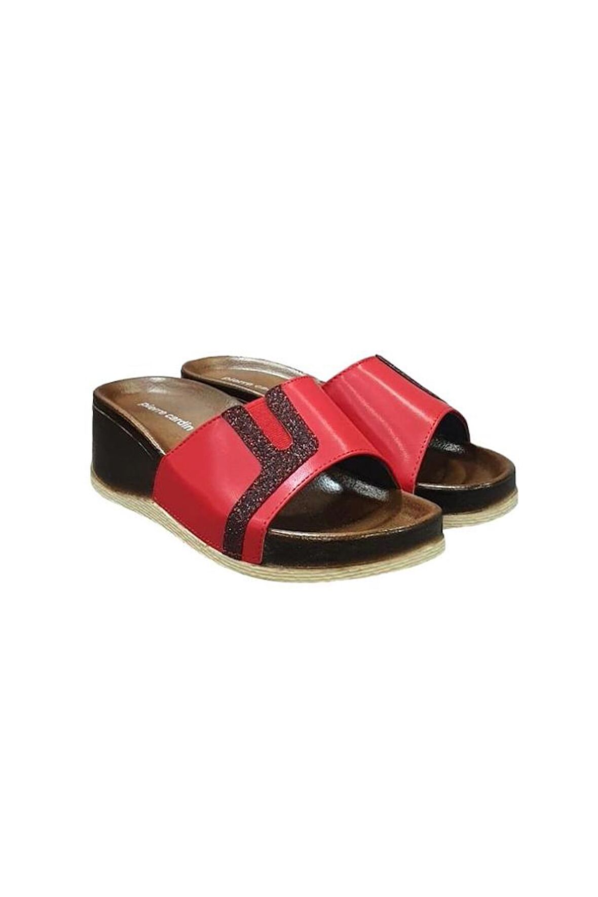 Pierre Cardin Anatomik Dolgu Topuk Günlük Kadın Terlik