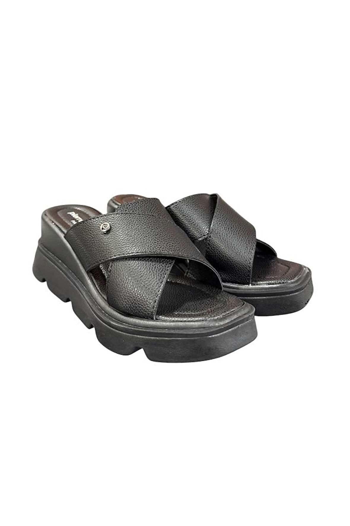 Pierre Cardin Yüksek Dolgu Topuk Anatomik Taban Kadın Terlik