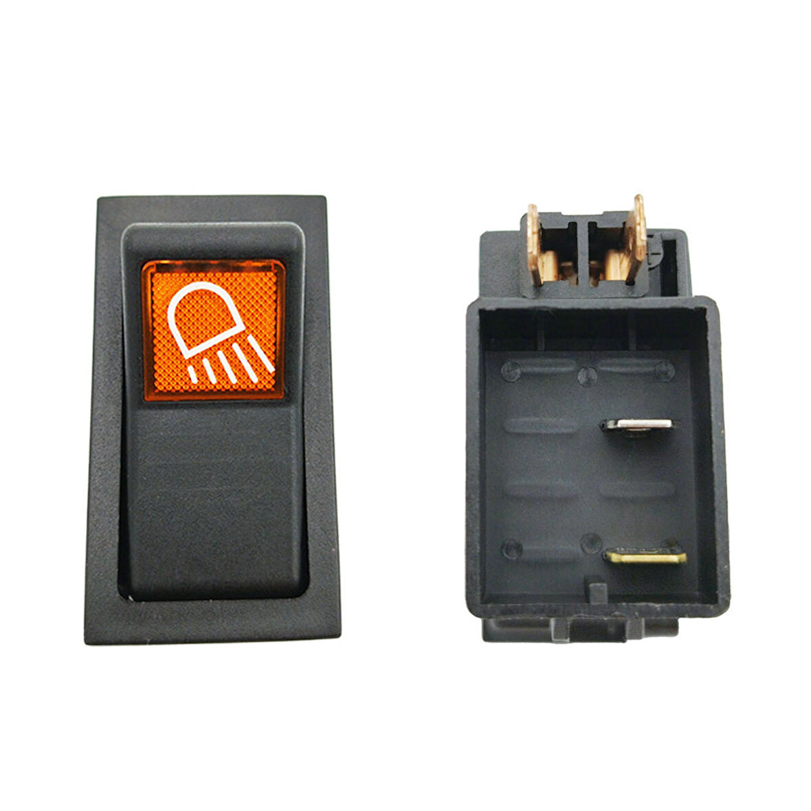 New Holland Traktör TD 110D Arka Çalışma Lamba Düğmesi Anahtarı 2 Pin - Ampullü 24V