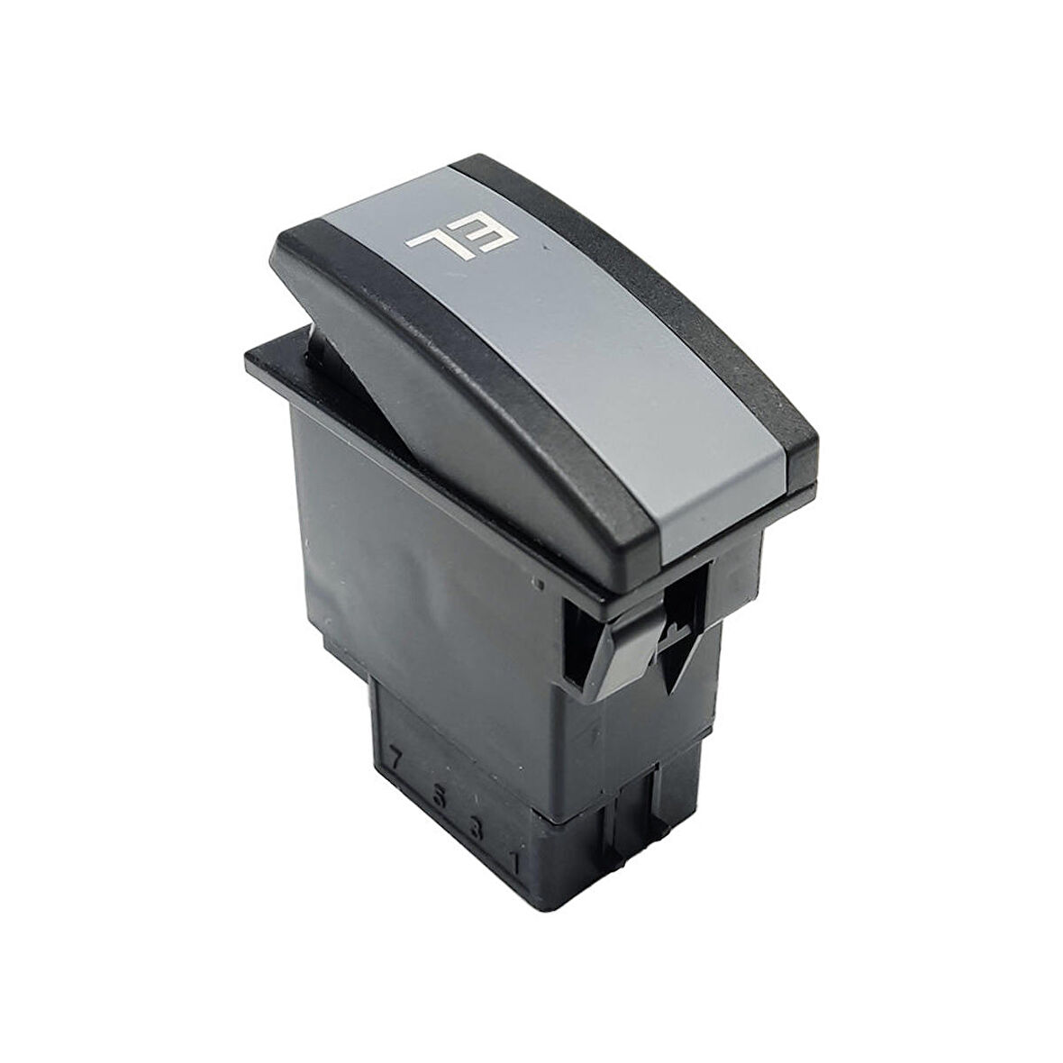 OTOKAR Kent Otobüs Elektro Lüminans Anahtar Düğme Rocker Switch 6 Pin (On-M.On) - Ampullü 24V