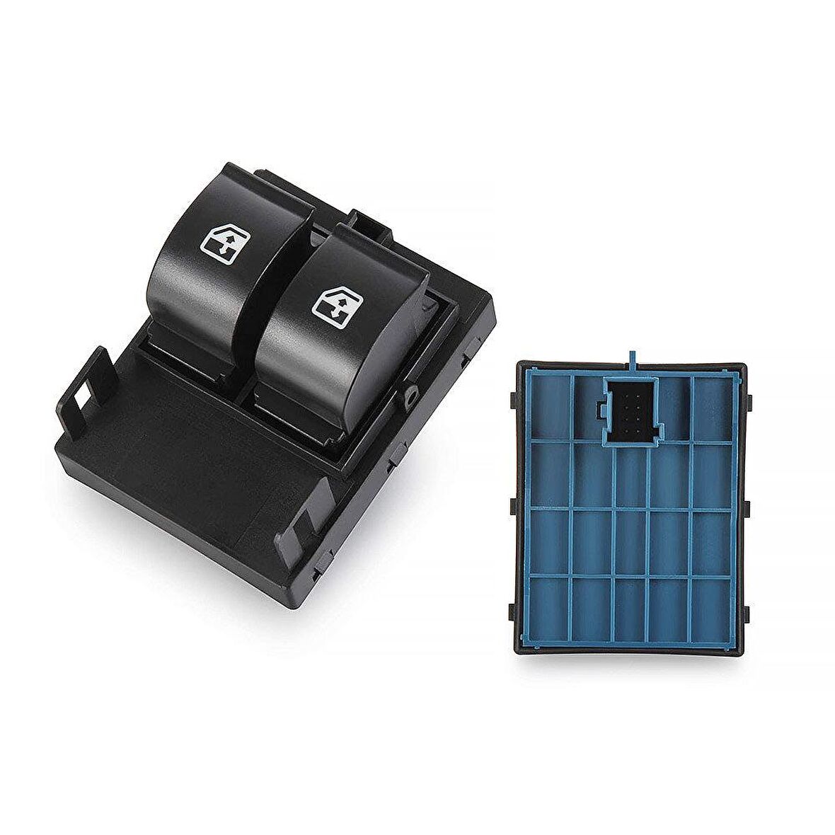 Fiat Fiorino, Bipper, Nemo - Ön Sol Çiftli Cam Açma Anahtarı - 8 Pin