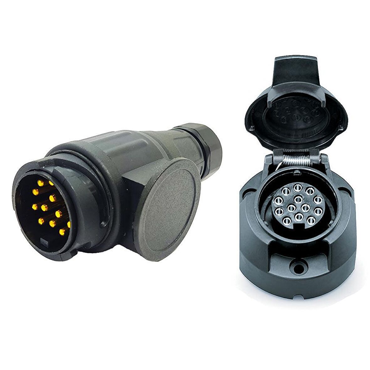 Römork Fişi ve Soketi (Uzun Gövde) Set Ürün - 13 Pin