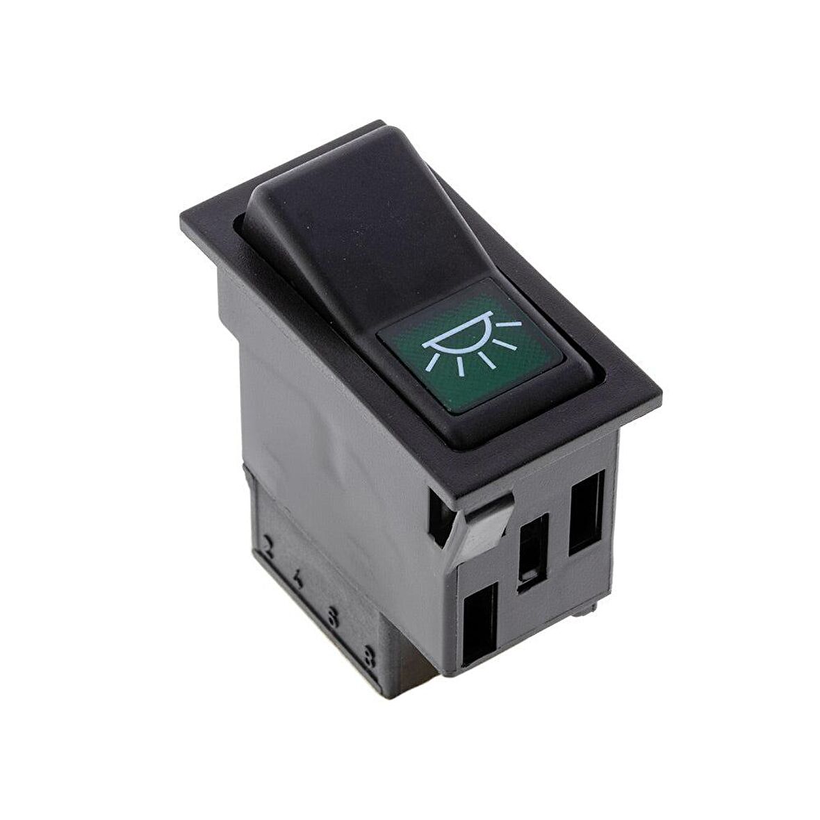 Universal İç Aydınlatma Lamba Düğmesi Anahtarı 6 Pin Rocker Switch - Ampullü 24V