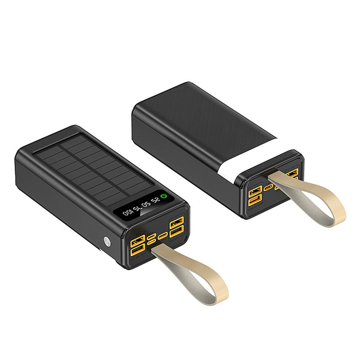 Solar 30.000 Mah 20W Güneş Enerjili Powerbank Usb Çıkışlı Mikro Tycp