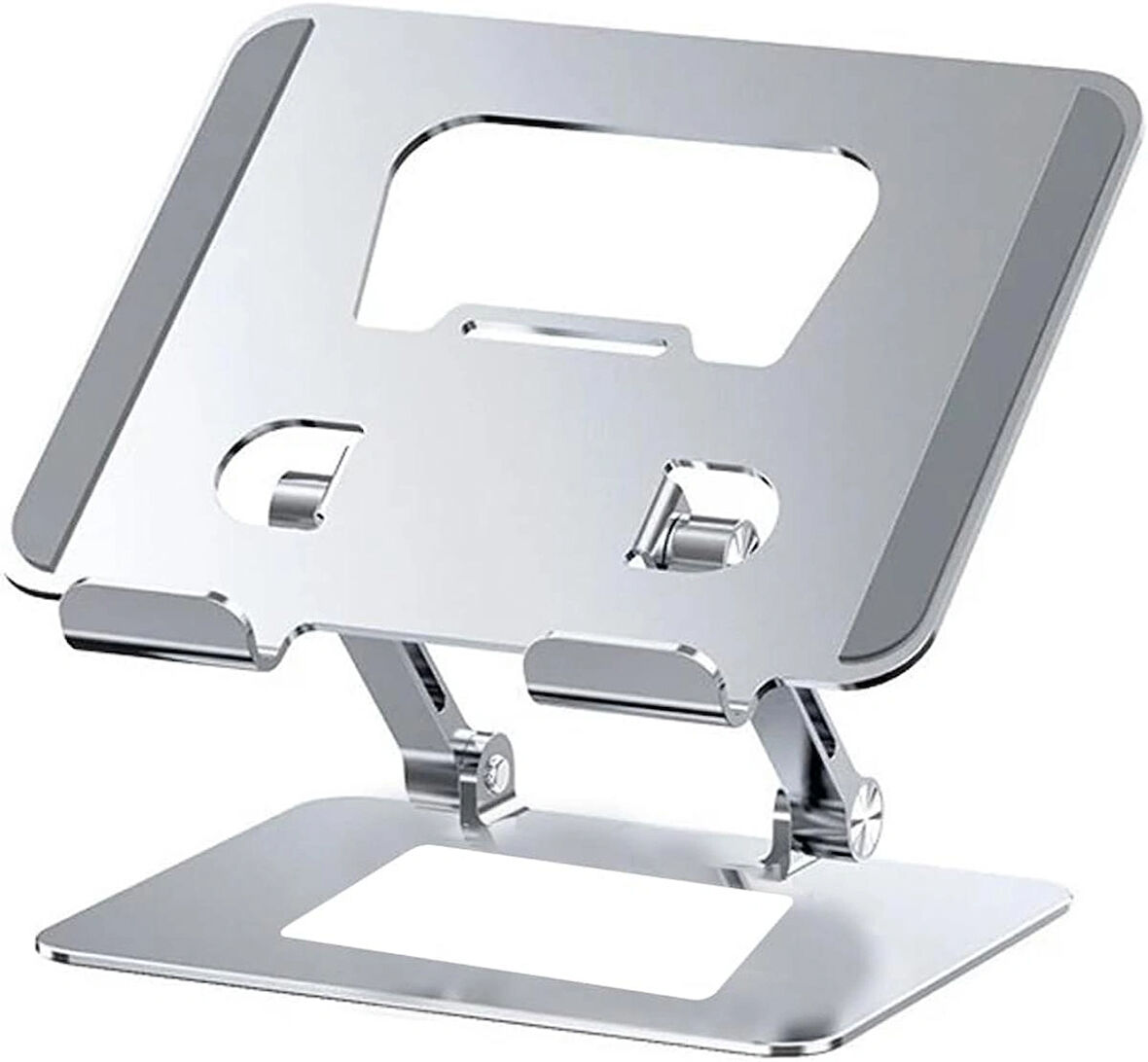 Microcase Metal Laptop Tablet Stand Yükseltici Ergonomik Tasarım Laptop Standı - GÜMÜŞ AL4720