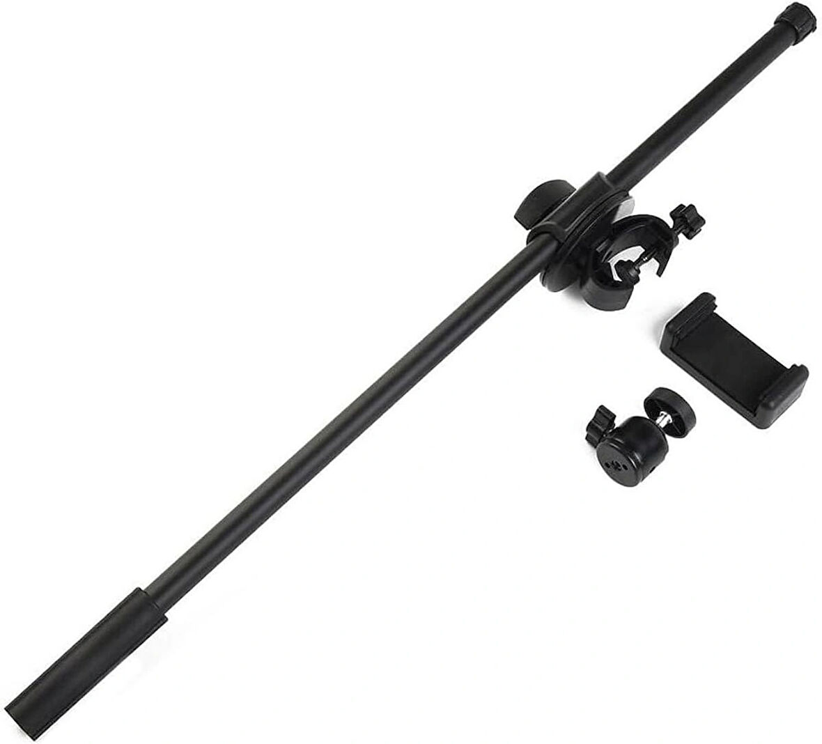 Microcase Telefon Tutuculu Metal Boom Kolu BoomArm 65 cm 1/4 Vida - SİYAH AL4728
