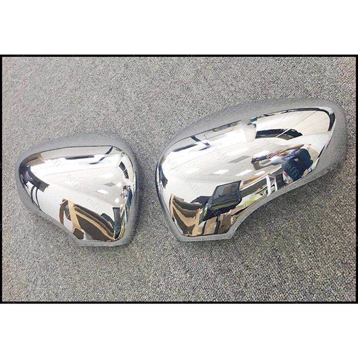 Renault Clio 4 HB Krom Ayna Kapağı 2 parça P.ÇELİK 2012-2018 P.Çelik