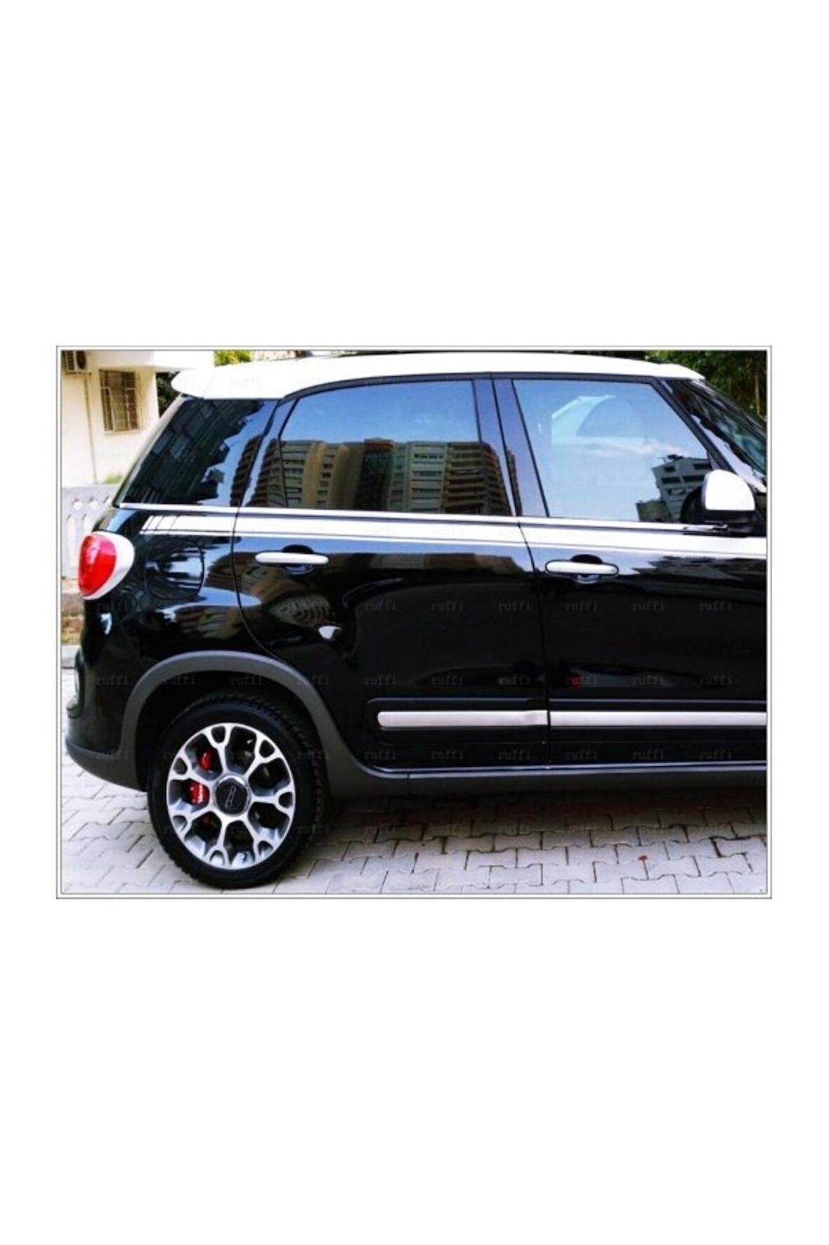 Fiat 500L Krom Cam Çıtası 6 Parça 2013 ve Sonrası Paslanmaz Çelik