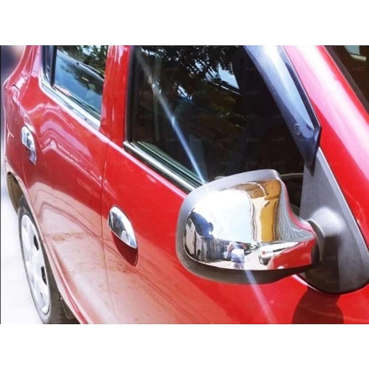 Dacia Sandero Krom Ayna Kapağı 2 Prç. 2006-2012 P. Çelik