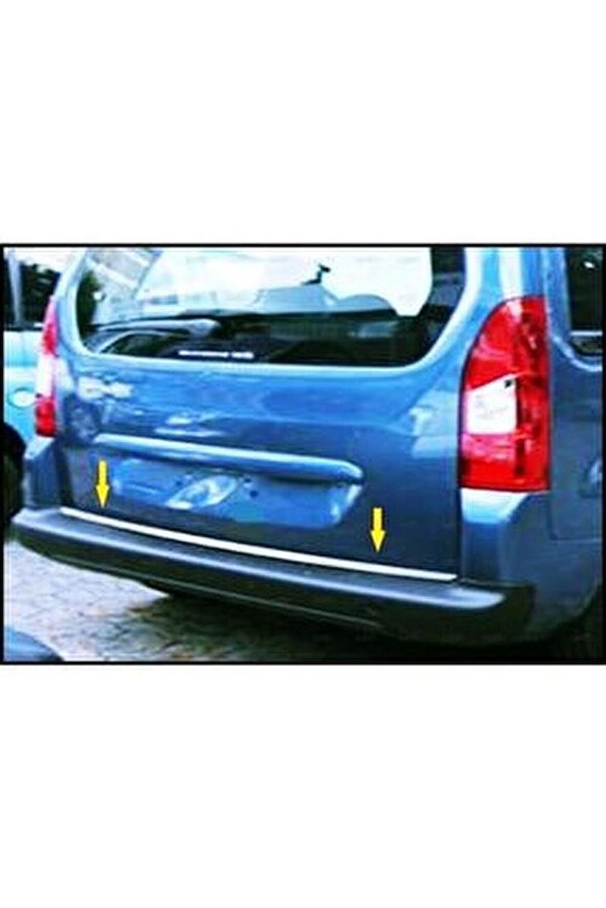 Peugeot Partner Tepee Krom Alt Bagaj Çıtası 2008 Üzeri P.Çelik