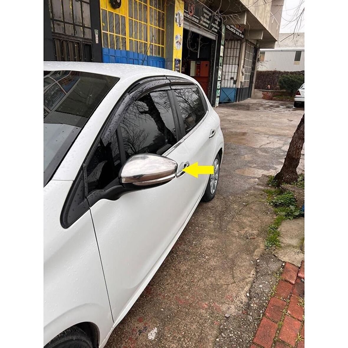 Peugeot 208 Krom Ayna Kapağı 2 prç. 2012 ve üzeri Paslanmaz Çelik
