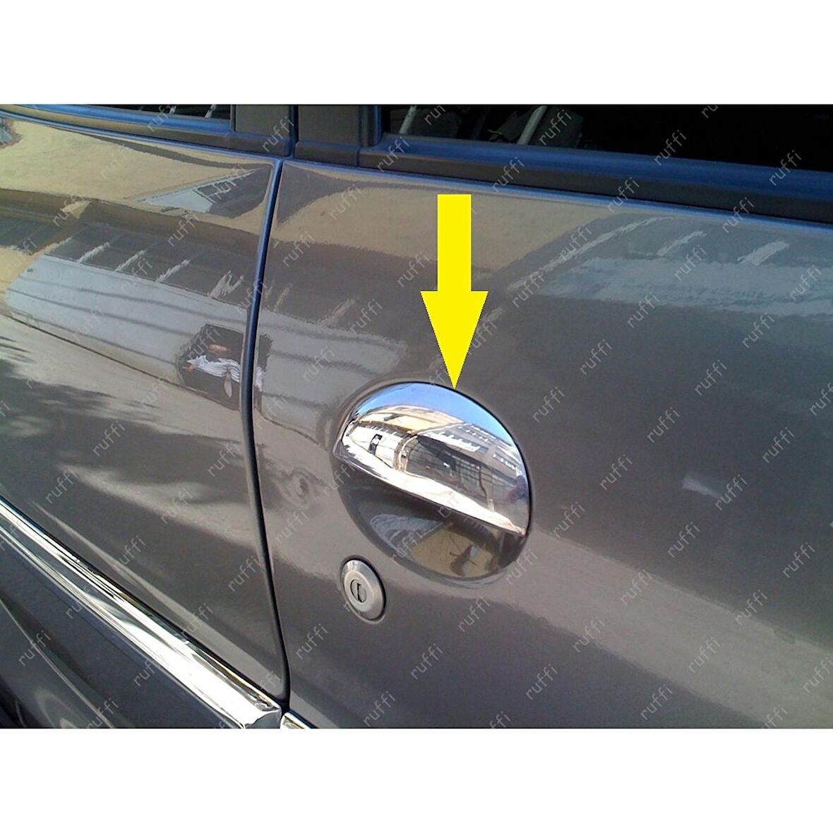 Toyota Aygo Krom Kapı Kolu 2 Kapı 2005-2014 Paslanmaz Çelik