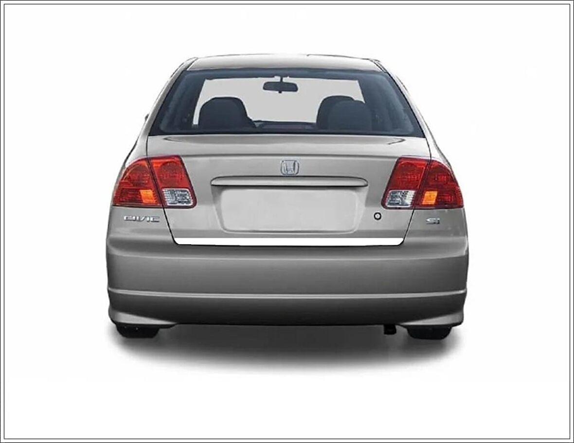 Honda Civic Krom Alt Bagaj Çıtası 2001-2007 Arası Paslanmaz Çelik