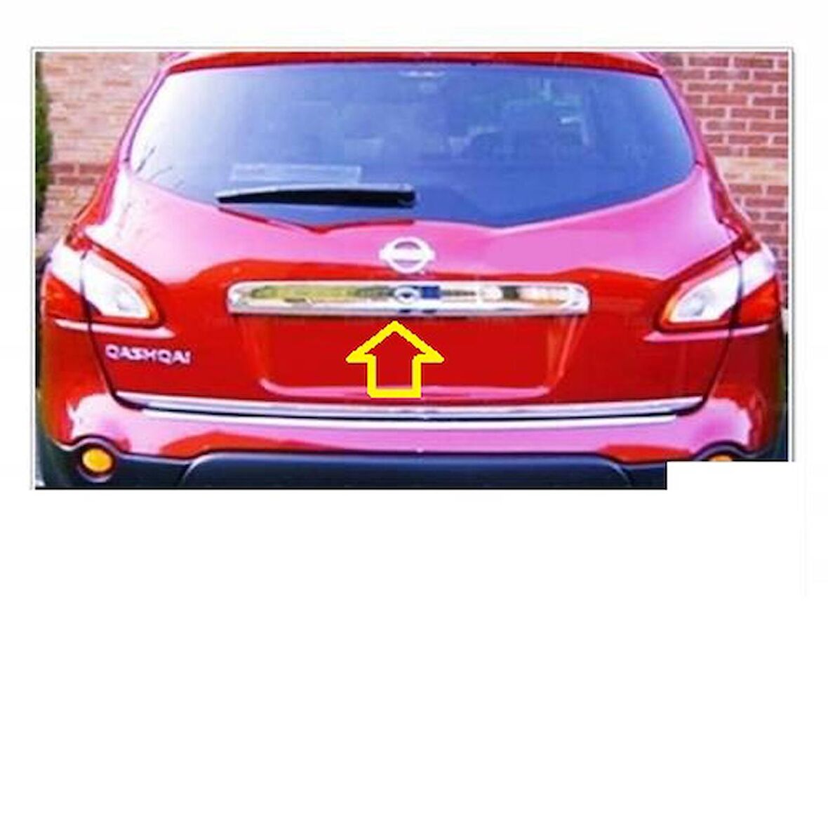 Nissan Qashqai Krom Bagaj Çıtası P.Çelik (Sensörlü) 2010-2014