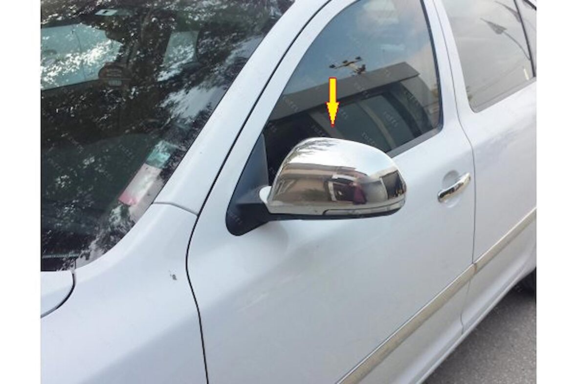 Skoda Octavia A5 Face Krom Ayna Kapağı 2 prç. 2008-2013 P. Çelik