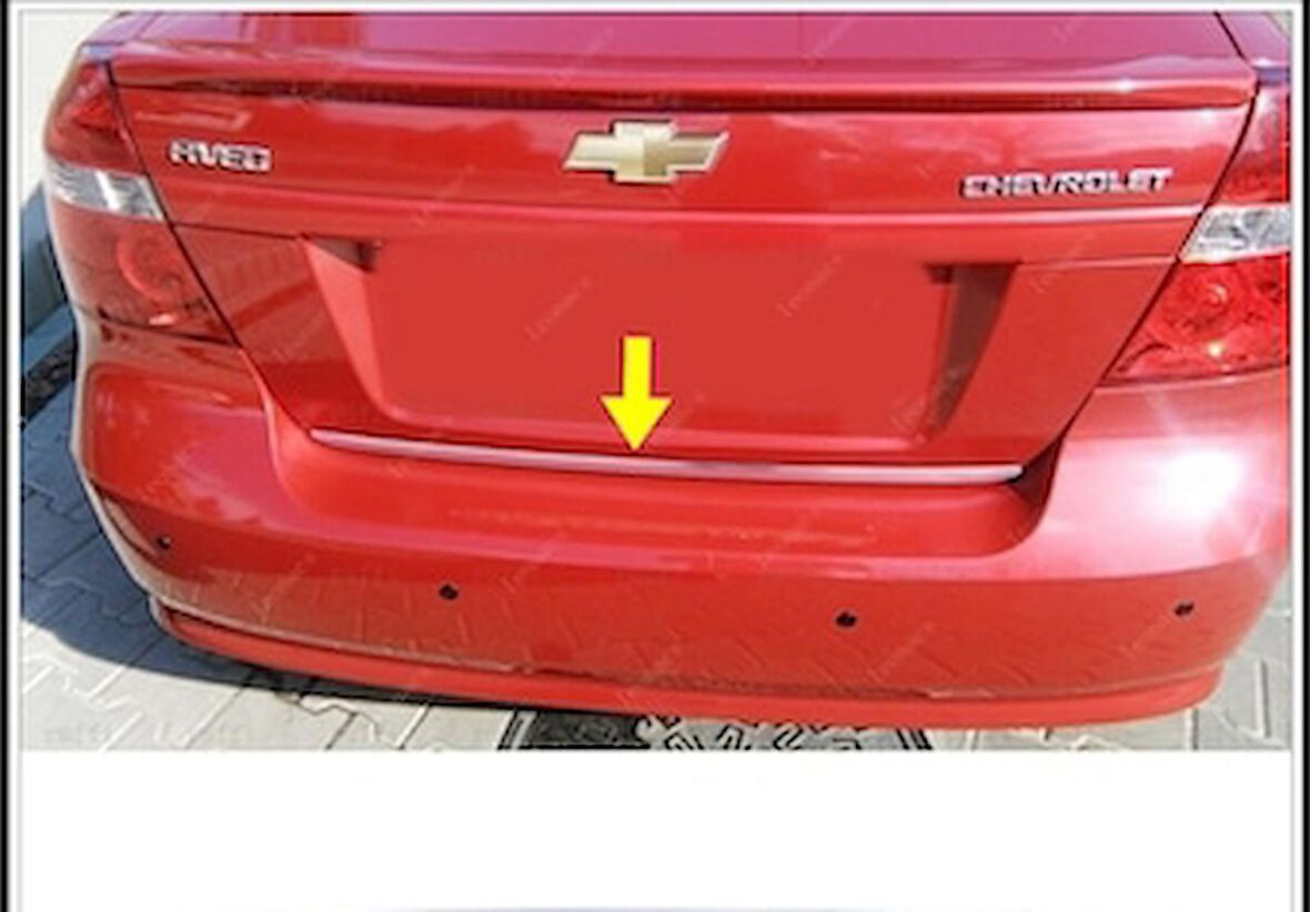 Chevrolet Aveo Sedan T200 Krom Bagaj Alt Çıta P.Çelik 2005-2011 Arası