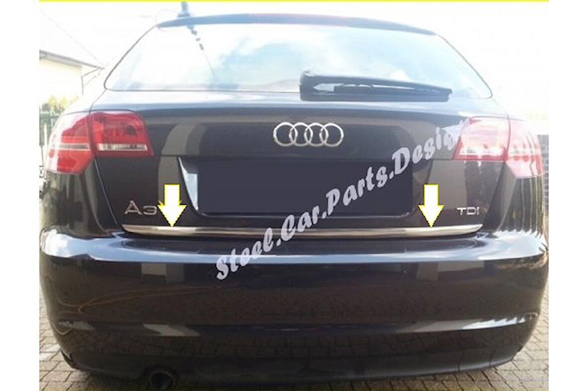 Audi A3 Krom Bagaj Alt Çıta 2003-2012 Arası P. Çelik (8P)