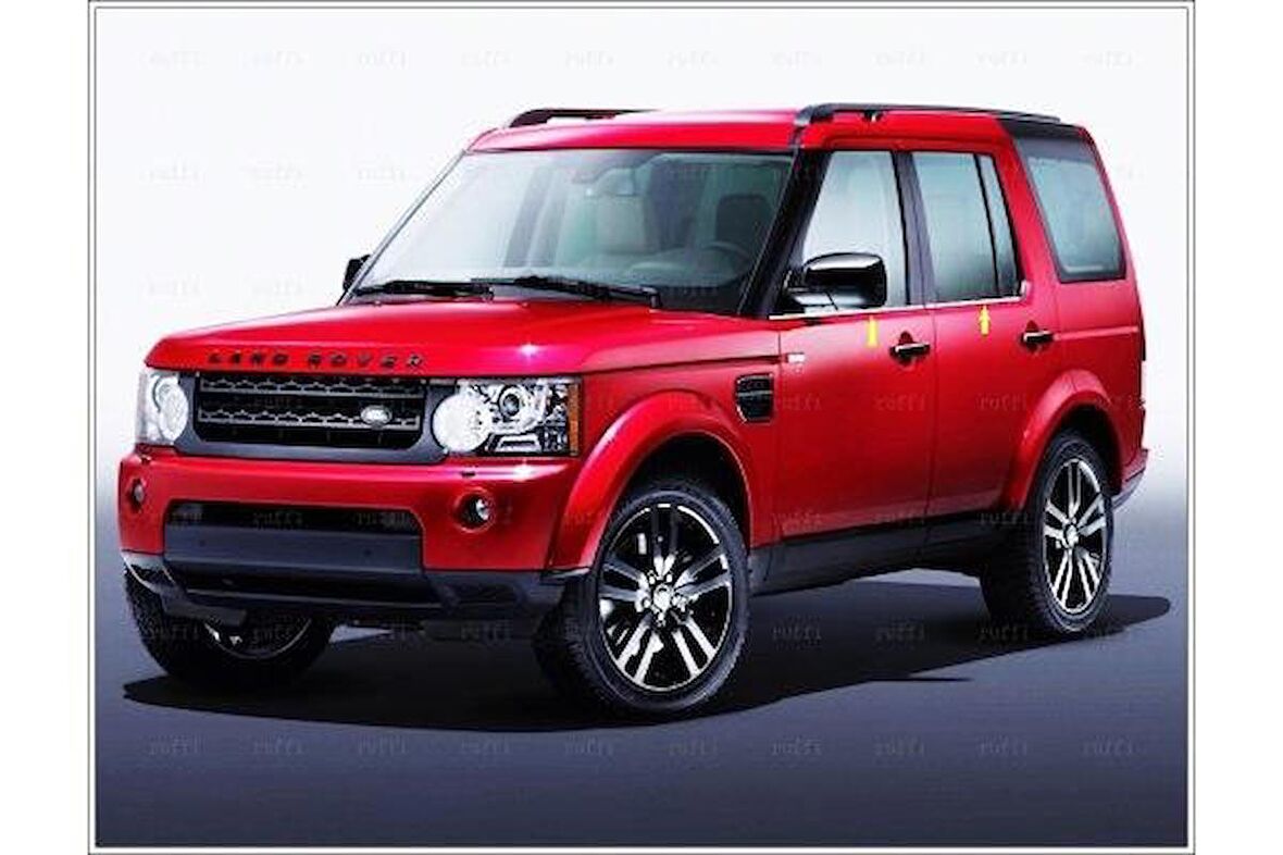 Land Rover Discovery 4 Krom Cam Çıtası 4 prç. 2010 Üzeri P. Çelik